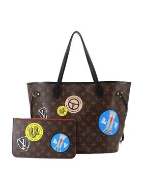Louis Vuitton Monogram My LV World Tour Neverfull MM Tote Bag